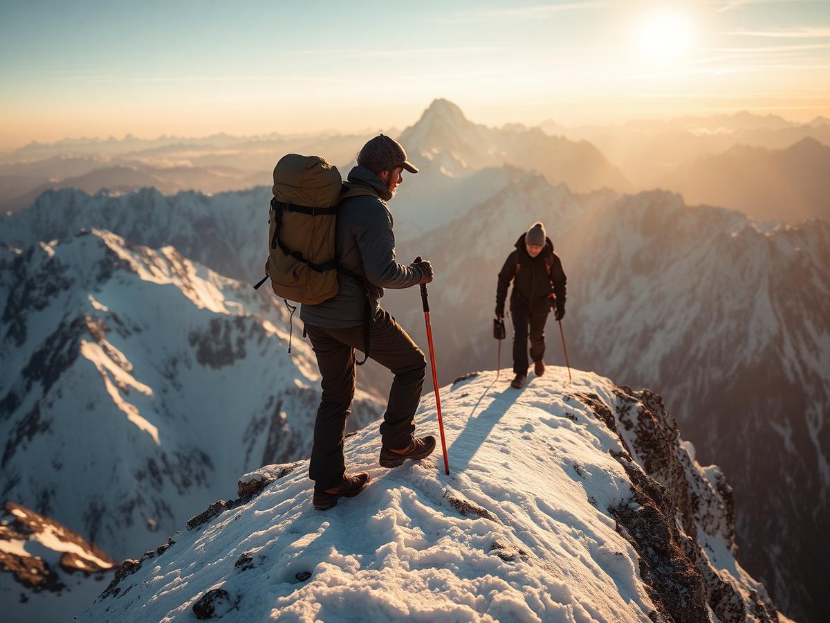 La journée dans les Alpes